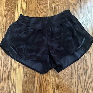 lululemon athletica Black Camo Athletic Shorts